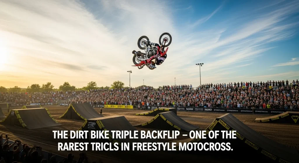 Dirt Bike Triple Backflip: History, Physics, and the Riders Who Nailed It 2 The dirt bike triple backflip