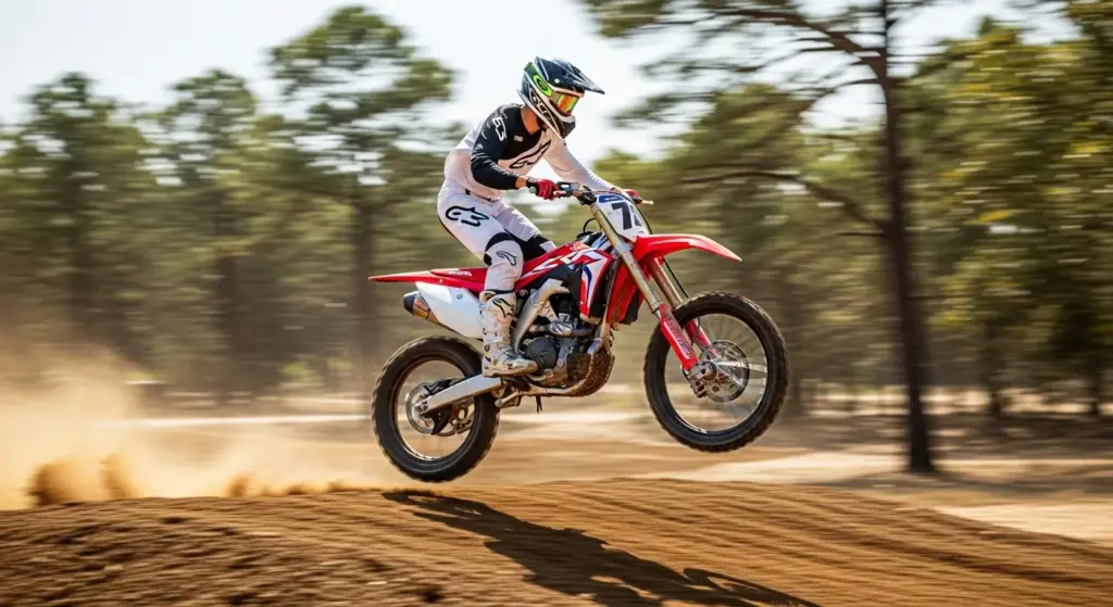 Honda CRF250RX trail performance in action
