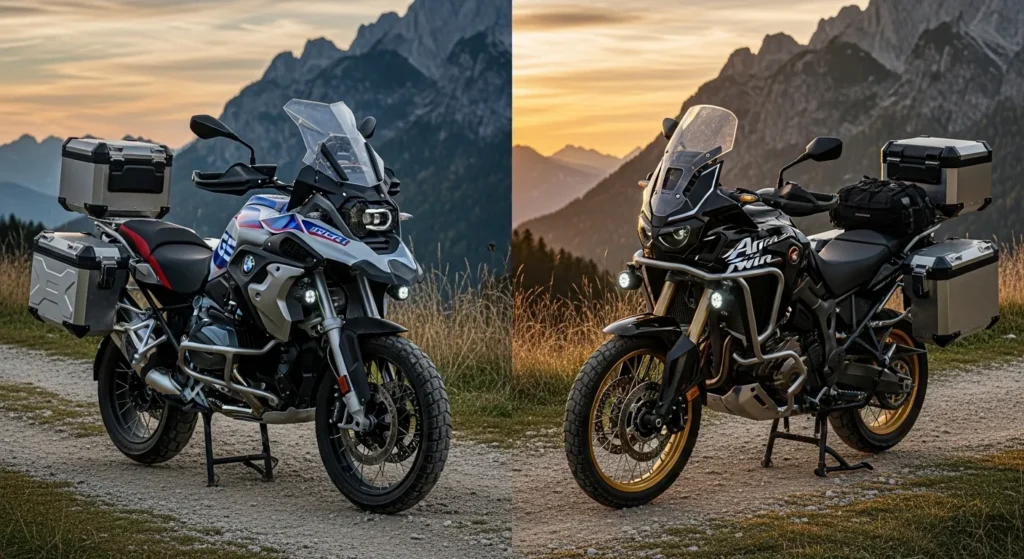 Best Handlebar Positioning for Touring Riders: Ride Longer, Feel Better 4 Touring Bike Setup Showcase (In BMW GS 1250 vs Honda Africa Twin Comparison)