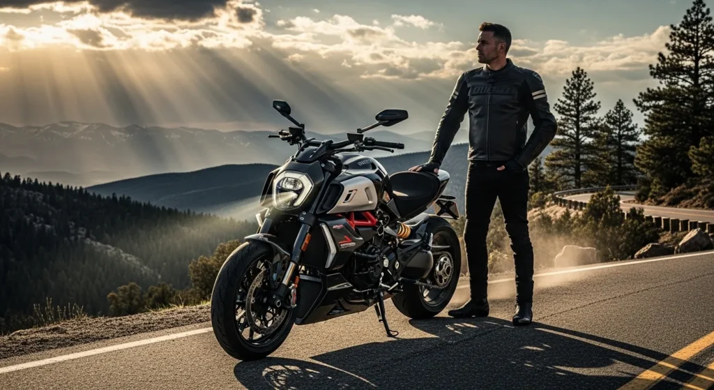 This Ducati Diavel V4 RS Is Faster Than Most Superbikes 3 Ducati Diavel V4 RS launch photo showcasing carbon fiber and aggressive styling.