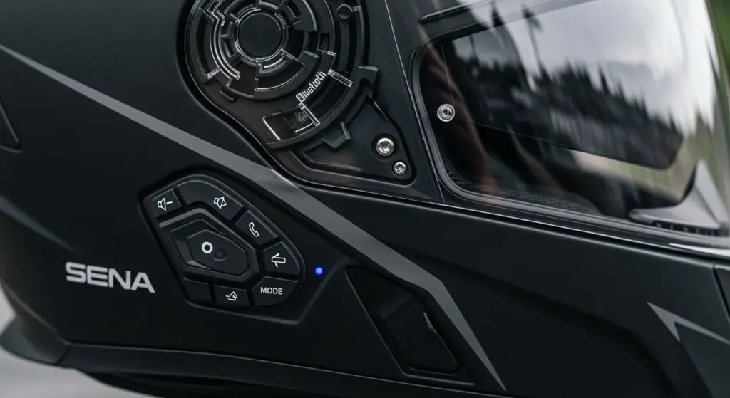 Sena Stryker Bluetooth helmet 2025 design detail