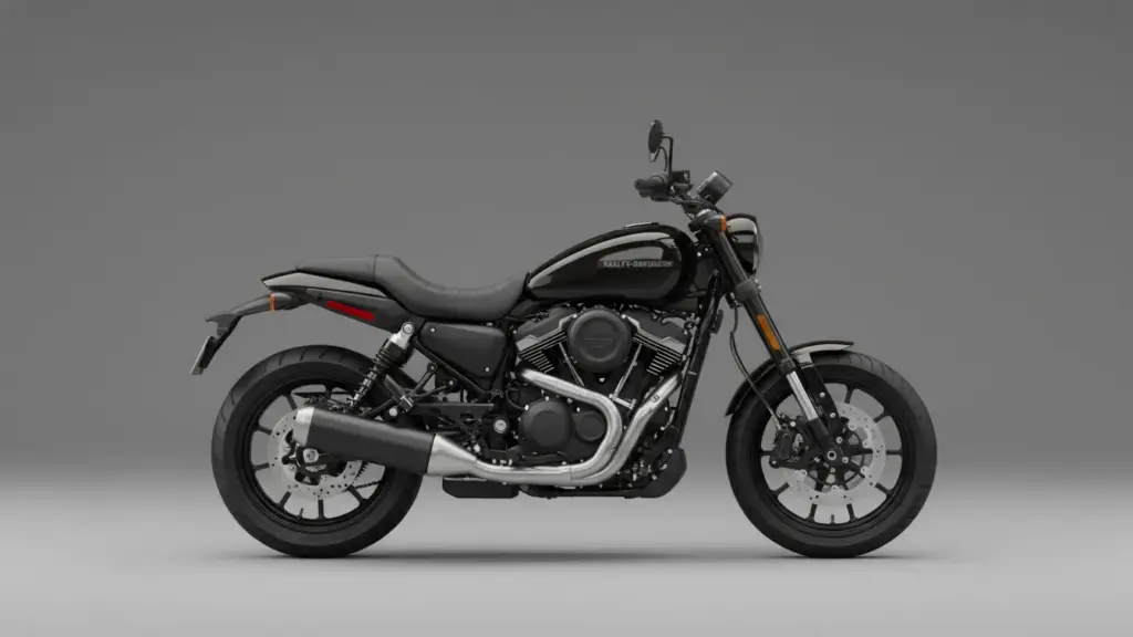 Full side-profile studio photograph of Harley-Davidson X440 on matte grey background