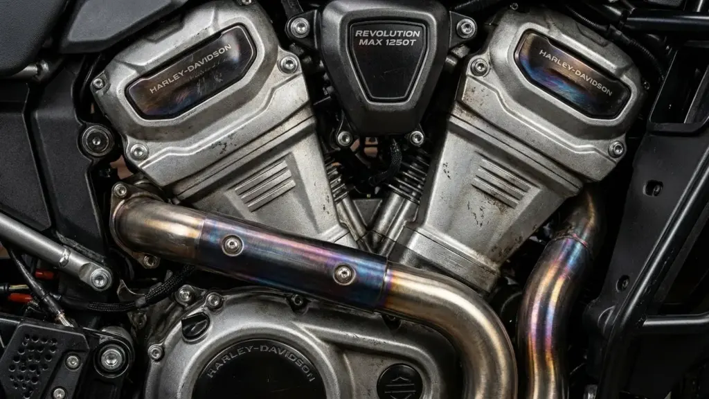 Harley-Davidson Sportster S: Still a Best-Seller Despite Market Shifts 2 Macro shot of Revolution Max 1250T engine